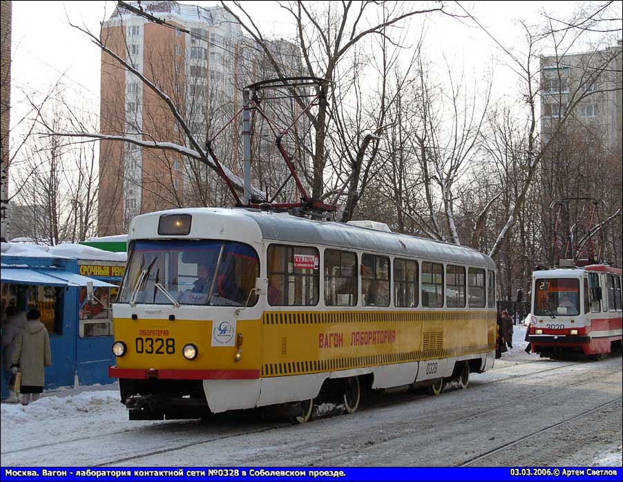 Moskwa, Tatra T3SU Nr 0328
