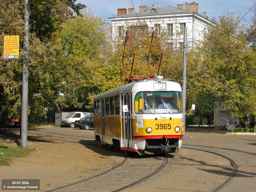 Moscou, Tatra T3Т N°. 3965