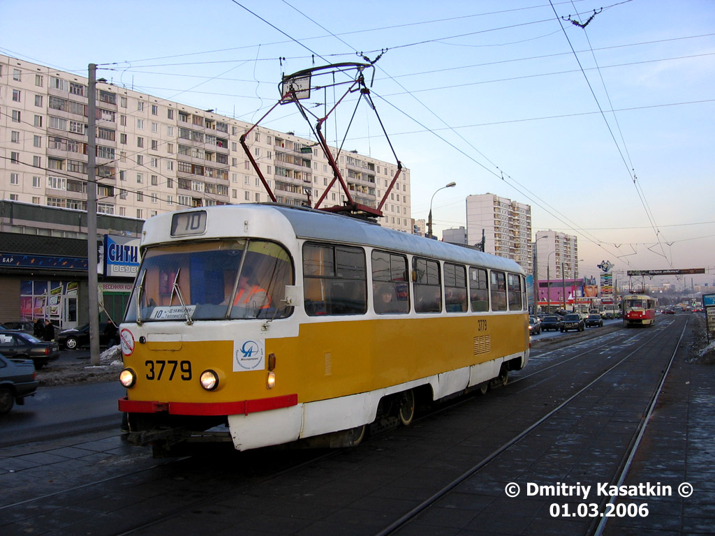 Moscow, Tatra T3SU # 3779