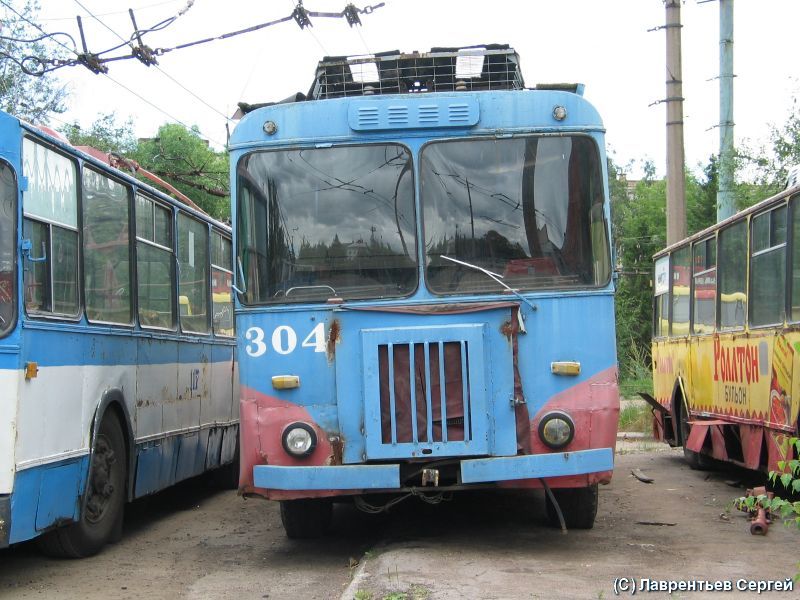 特维尔, KTG-2 # 304; 特维尔, ZiU-682GN # 117; 特维尔, ZiU-682V [V00] # 66; 特维尔 — Service and training trolleybuses; 特维尔 — Tver trolleybus in the early 2000s (2002 — 2006)