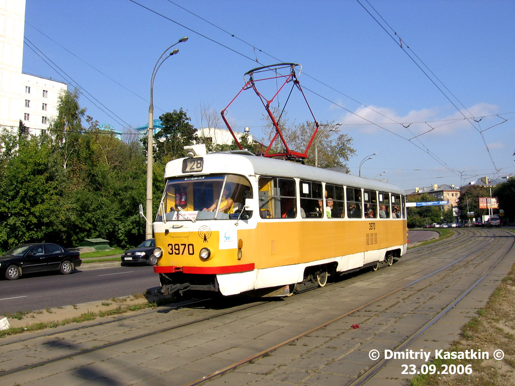 Moscou, Tatra T3Т N°. 3970