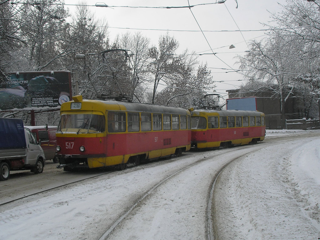 Harkiv, Tatra T3SU № 517