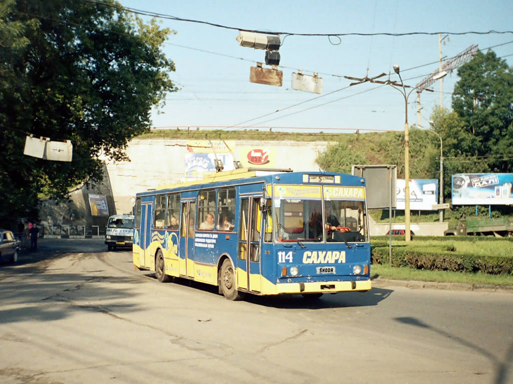 Тернополь, Škoda 14Tr89/6 № 114