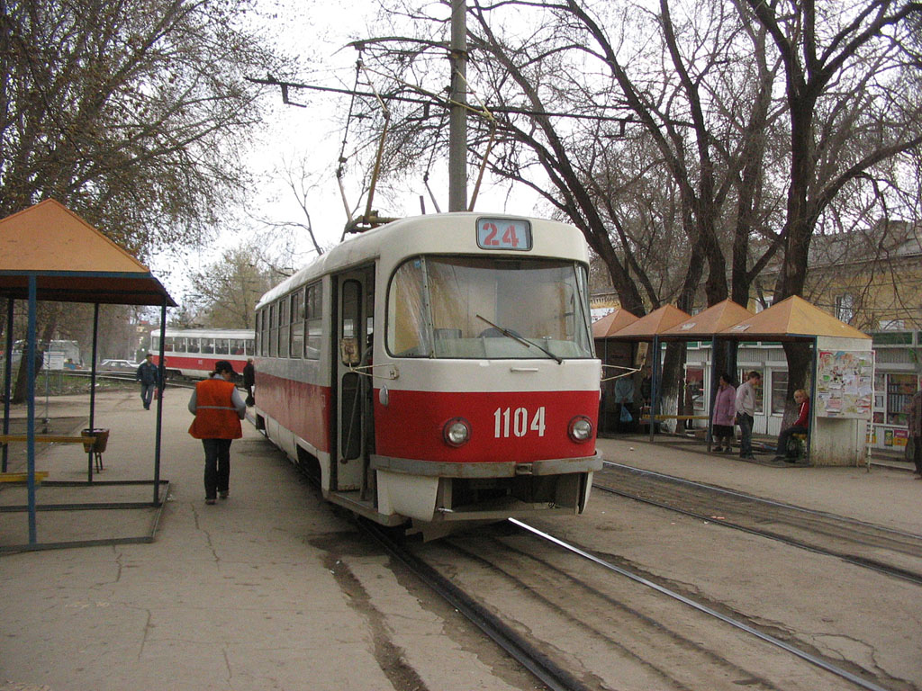 Samara, Tatra T3SU (2-door) č. 1104; Samara — Terminus stations and loops (tramway)
