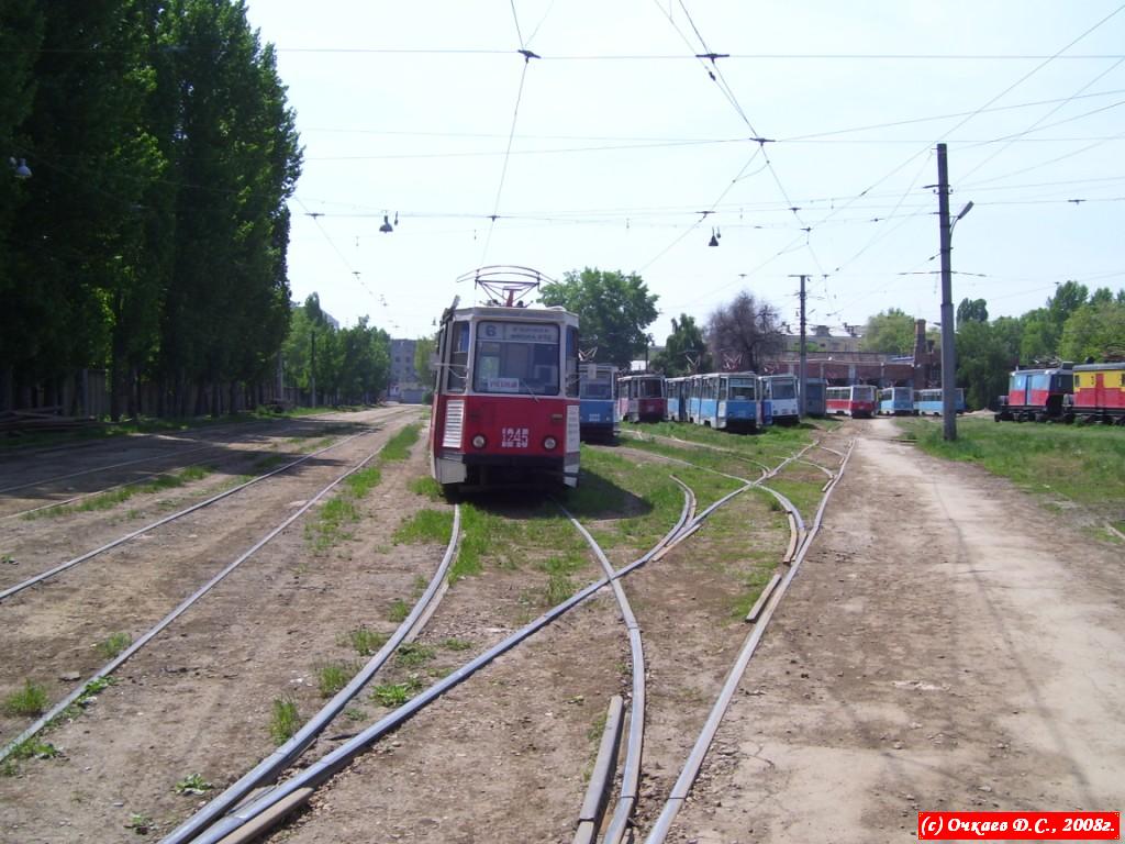 Saratov, 71-605 (KTM-5M3) # 1245; Saratov — Tramway depot # 1