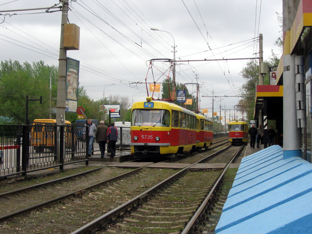 Volgograd, Tatra T3SU № 5735; Volgograd, Tatra T3SU № 5742