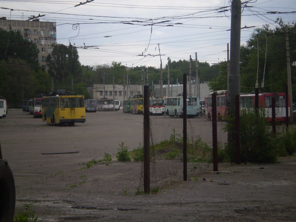 Dnipro — Territory trolley depot