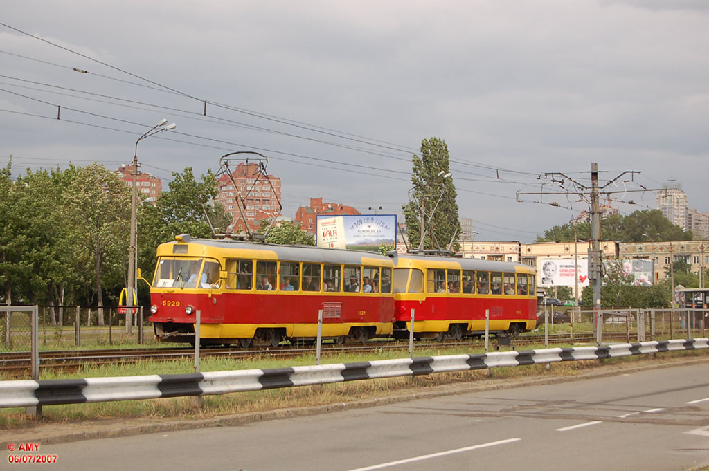 Киев, Tatra T3SU № 5929