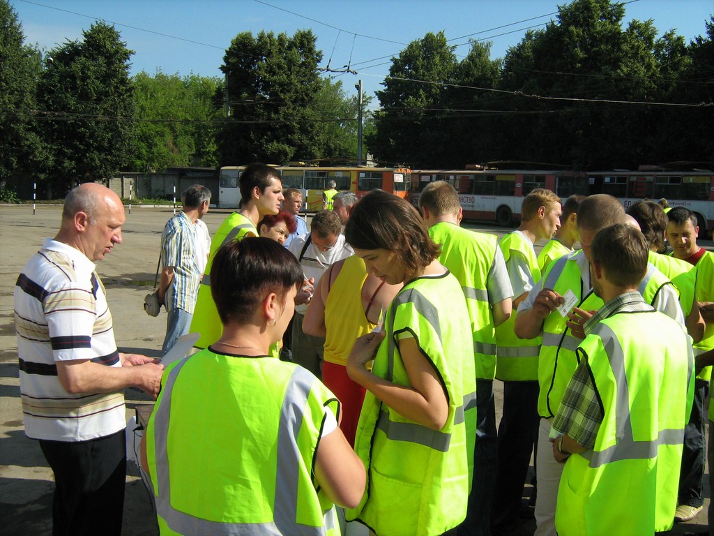 Riazanė — Electric transit driving competition on July 15, 2008