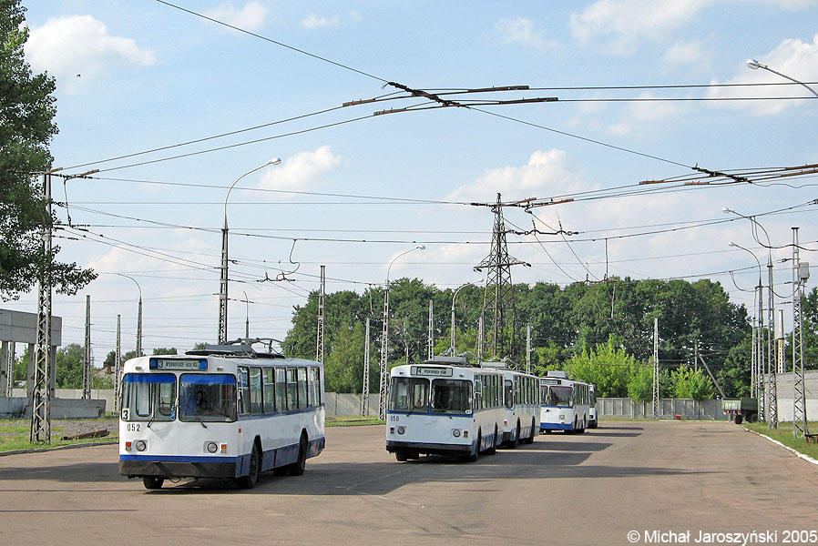 Brześć, ZiU-682V [V00] Nr 052; Brześć, ZiU-682V-012 [V0A] Nr 058; Brześć — Trolleybus Depot