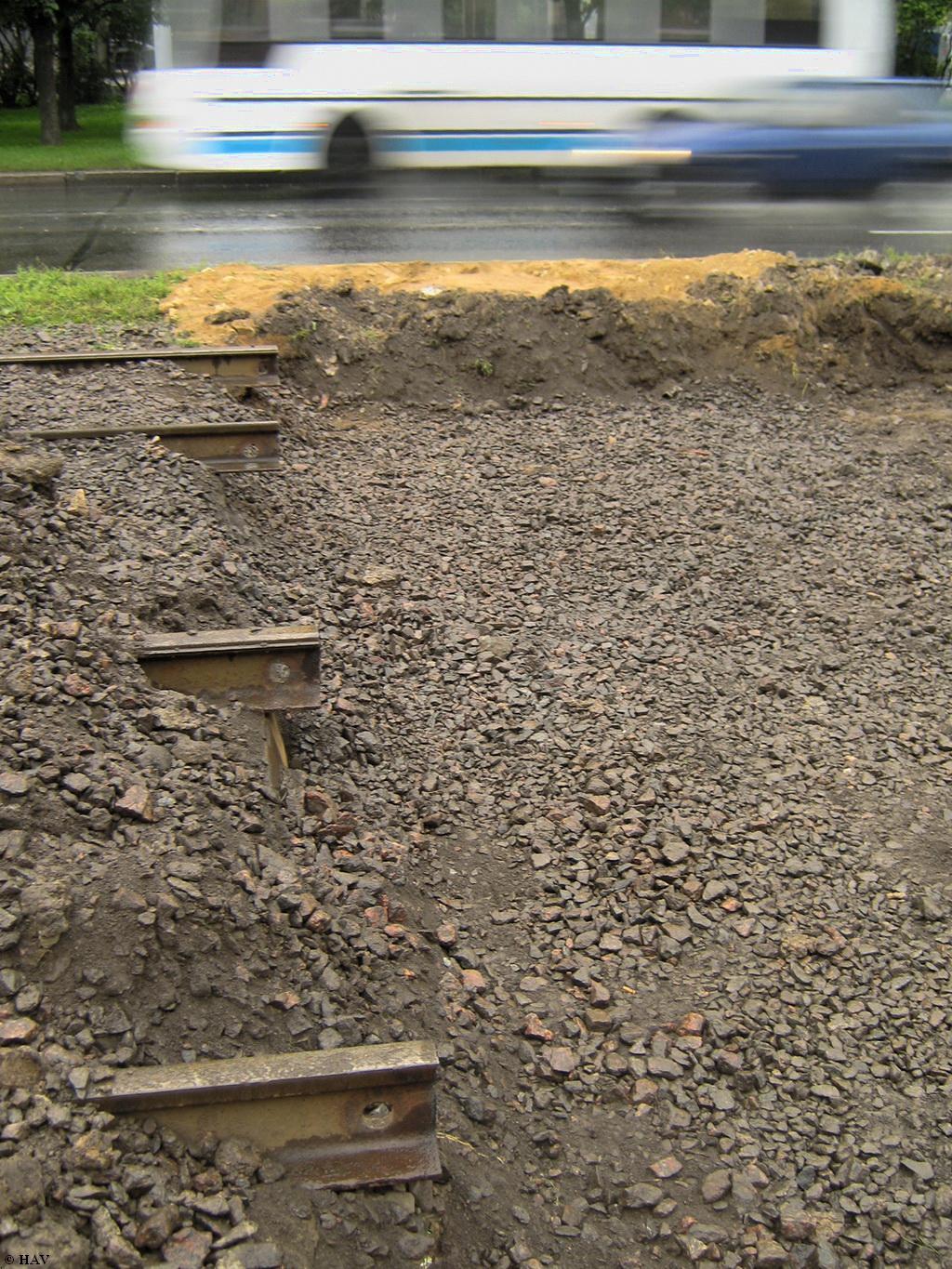 St Petersburg — Track repairs