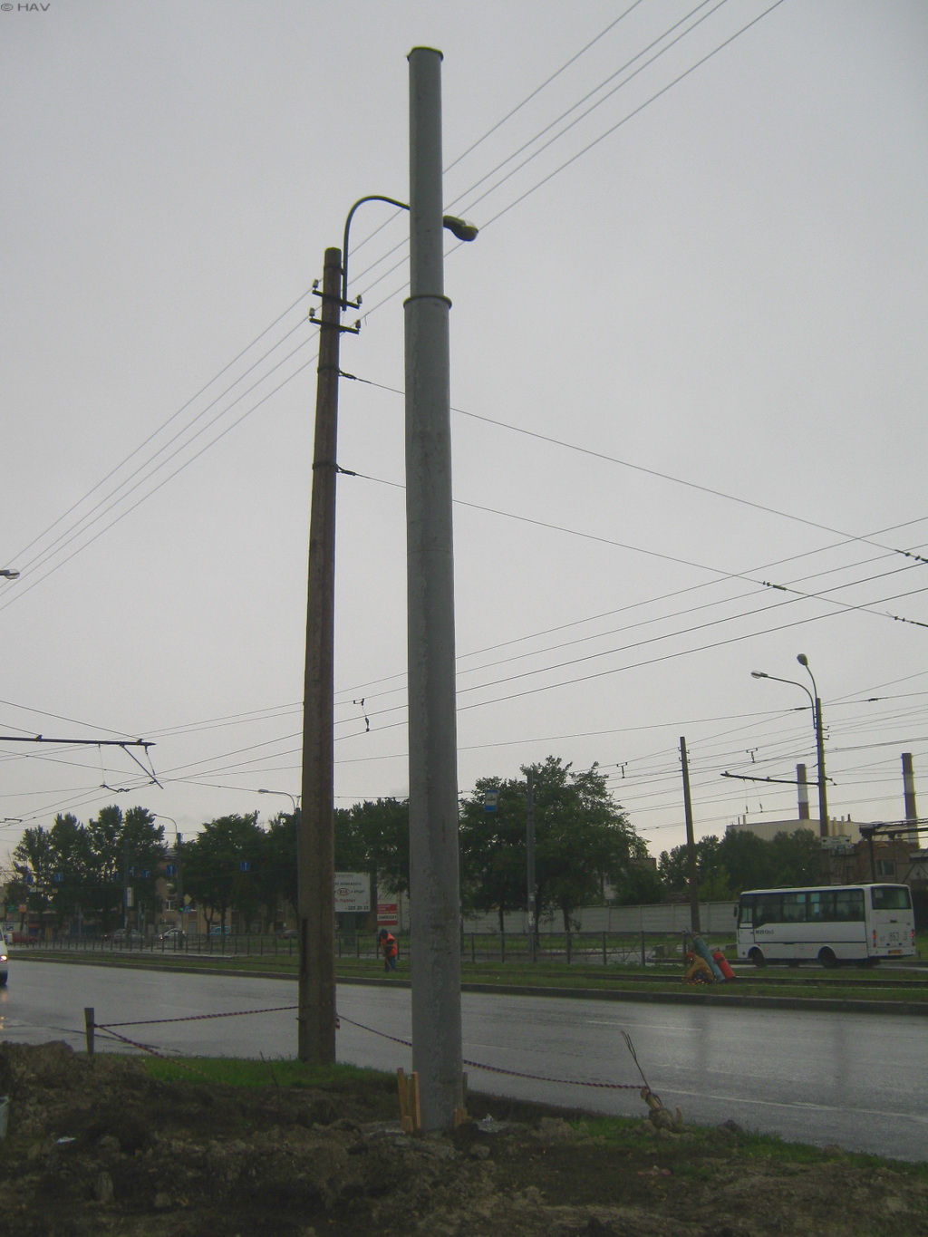 St Petersburg — Track repairs