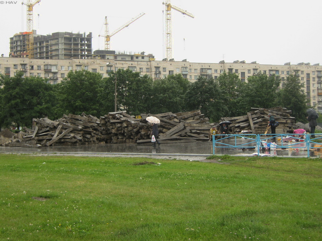 St Petersburg — Track repairs