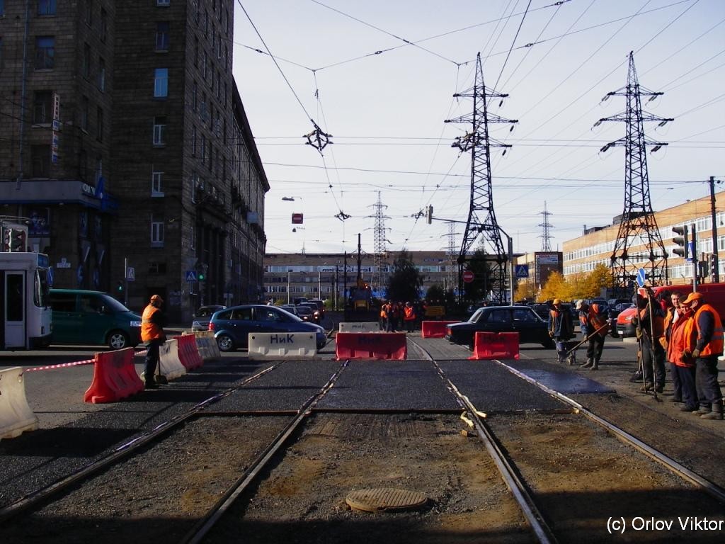 Sankt Petersburg — Track repairs