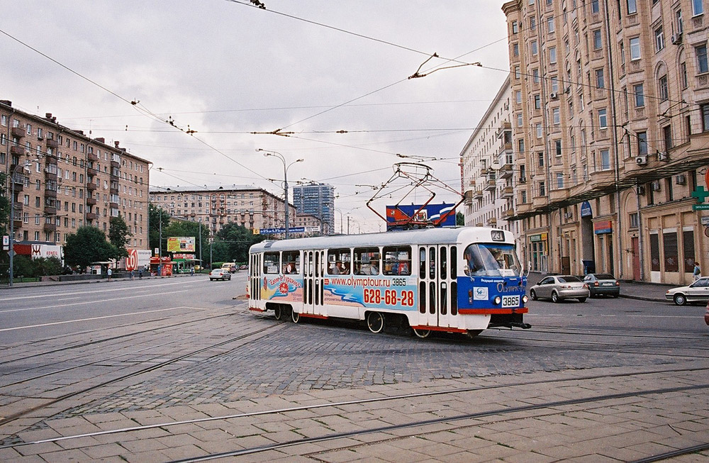 Moscow, Tatra T3Т № 3865