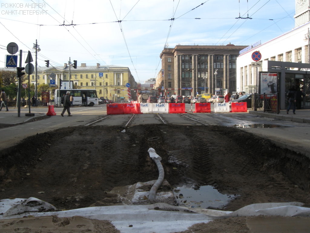 Sankt Petersburg — Track repairs
