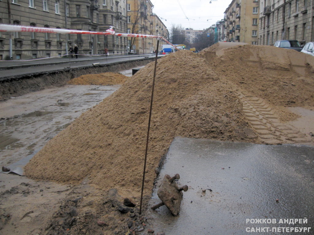 Sankt Petersburg — Track repairs