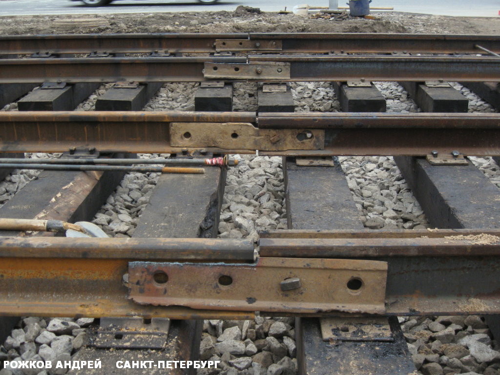 Saint-Petersburg — Track repairs