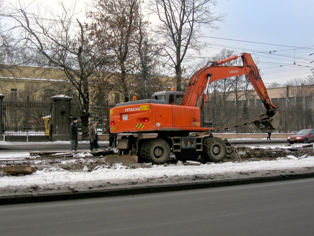Sanktpēterburga — Track repairs