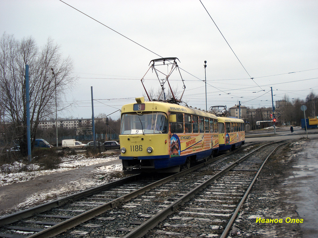 Izhevsk, Tatra T3SU # 1186