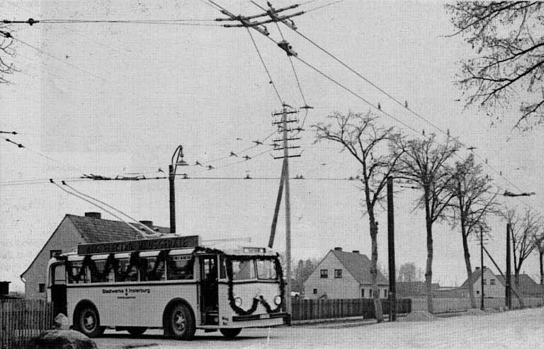 Insterburg, Mercedes/AEG Nr. 1; Insterburg — Insterburg trolleybus