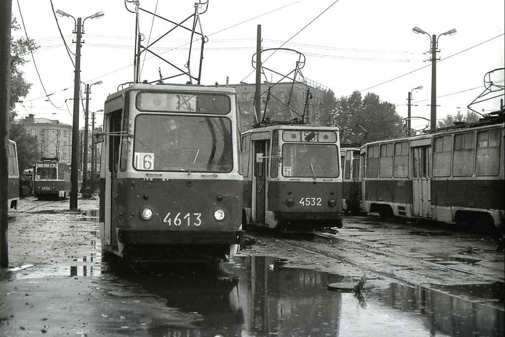 Petrohrad, LM-68M č. 4613; Petrohrad — Historic tramway photos