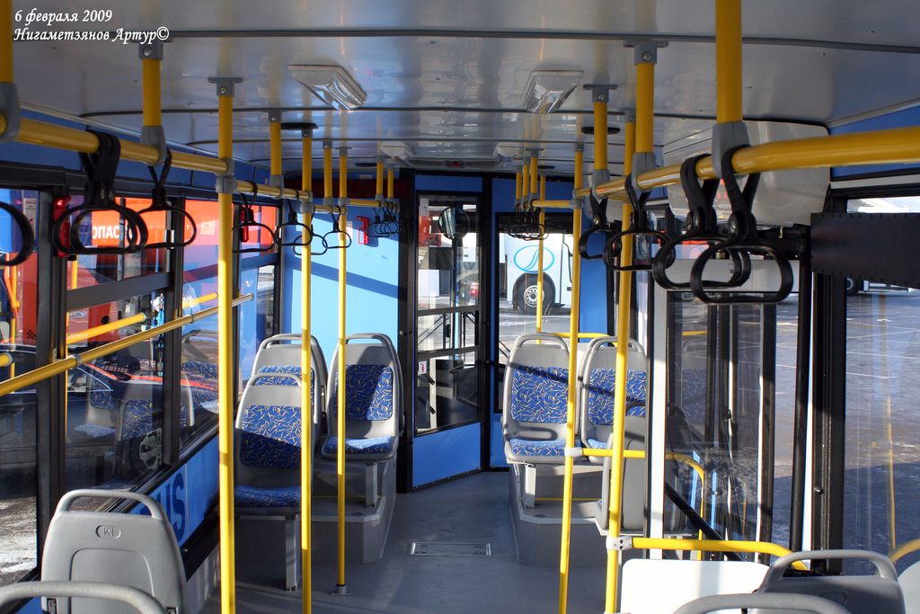 Ufa, NefAZ-BTZ 52765A # 2008; Ufa — BTZ trolleybuses at exhibitions and conventions; Ufa — Car interiors