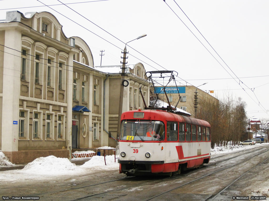 Тула, Tatra T3SU № 39