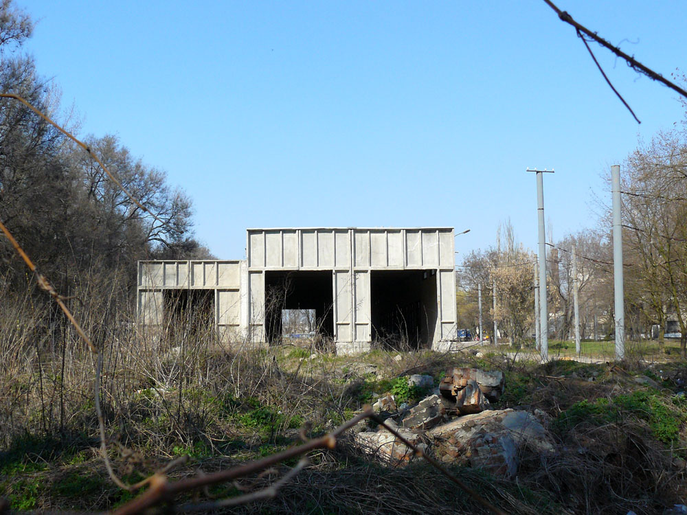 Dnipro — Territory trolley depot