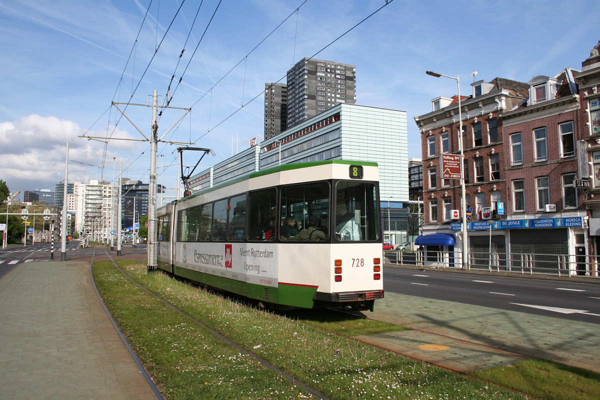 Rotterdam, Duewag ZGT6 — 728