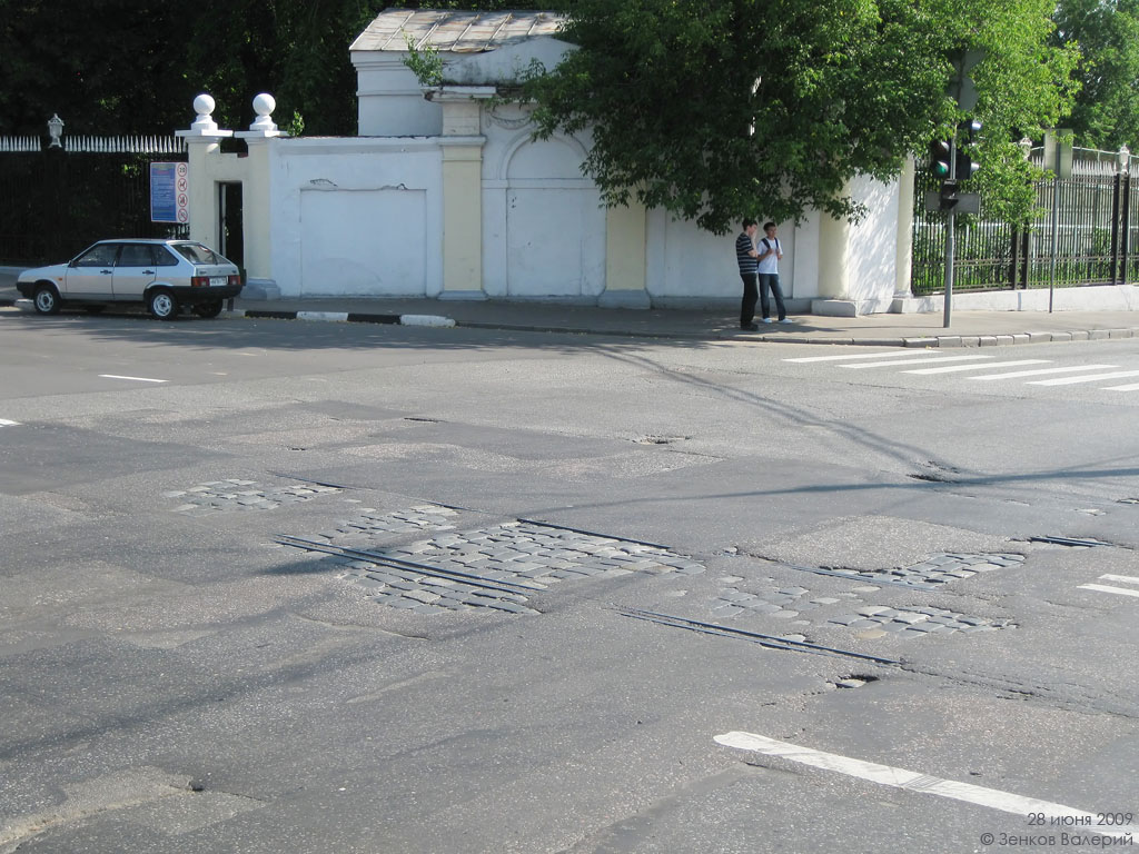 Moskwa — Closed tram lines