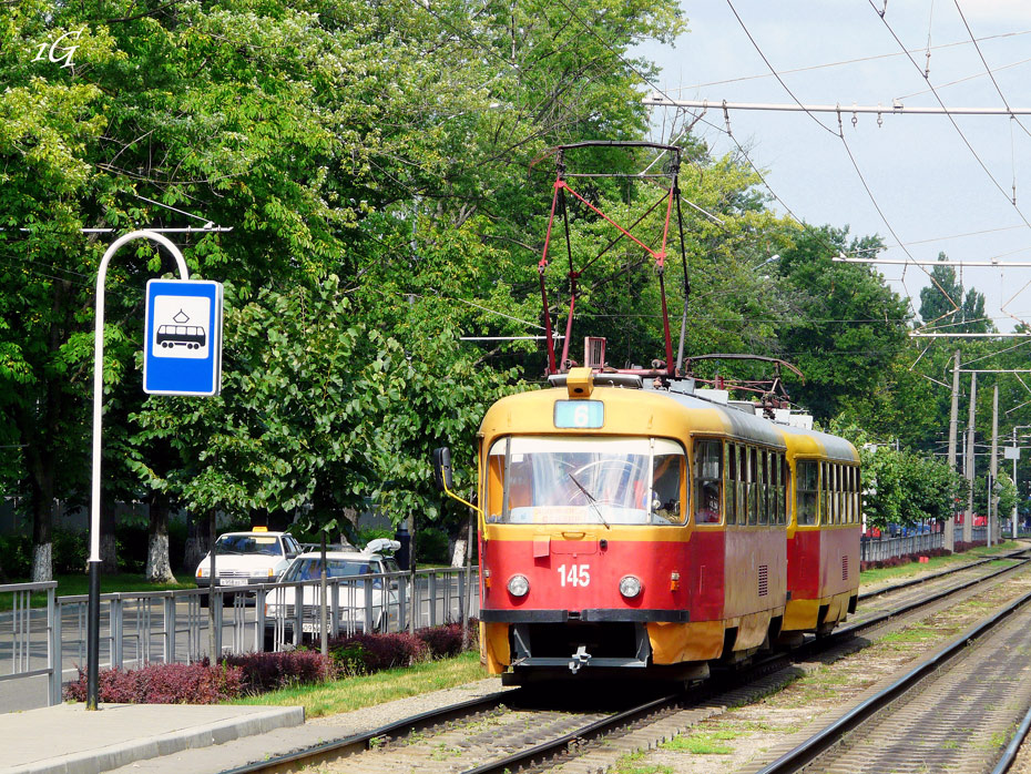 Краснодар, Tatra T3SU № 145
