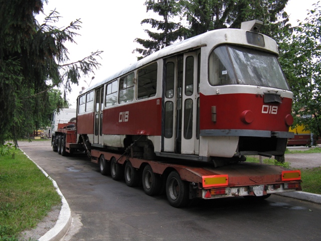 Krivij Rih, Tatra T3SU — 018; Vinnyica — Overhaul repair of T3 cars for Kryvyi Rih