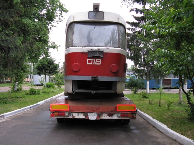 Krywyj Rih, Tatra T3SU Nr. 018; Winnyzja — Overhaul repair of T3 cars for Kryvyi Rih