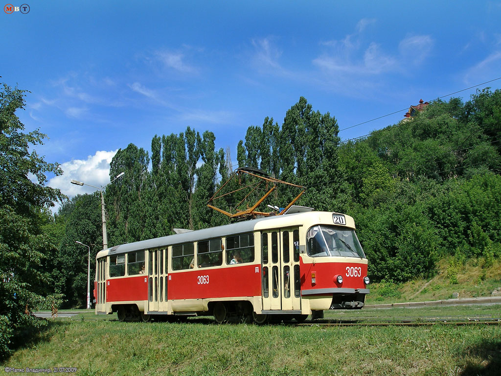 Харьков, Tatra T3SU № 3063