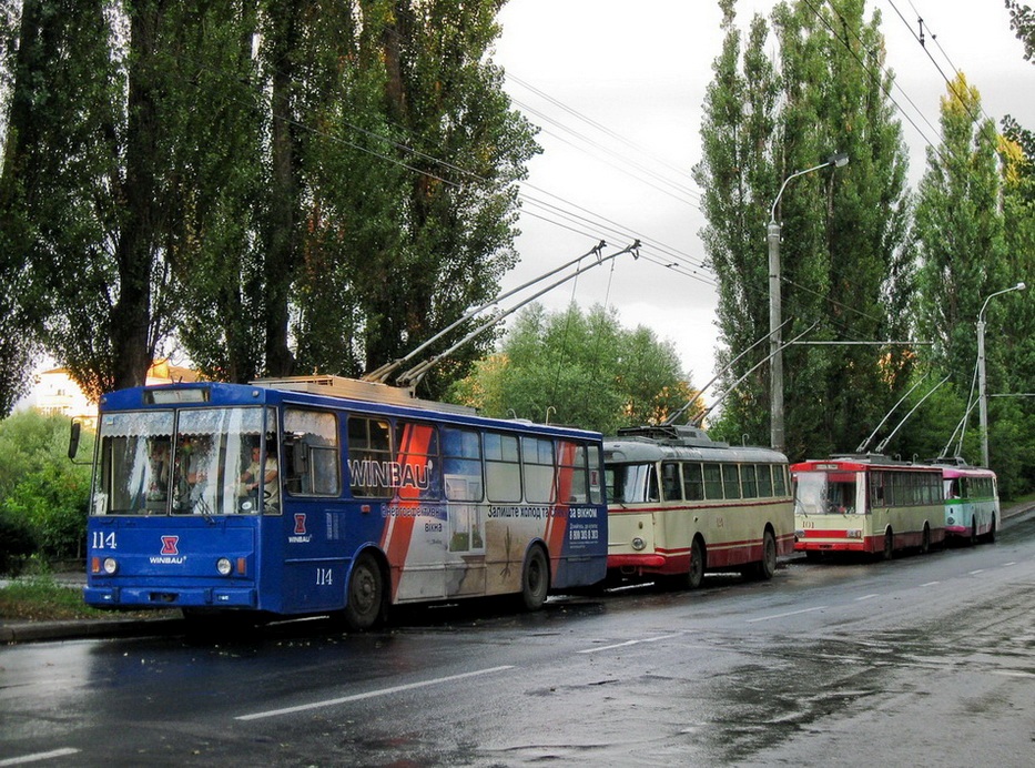 Rivne, Škoda 14Tr89/6 č. 114; Rivne — Miscellaneous photos