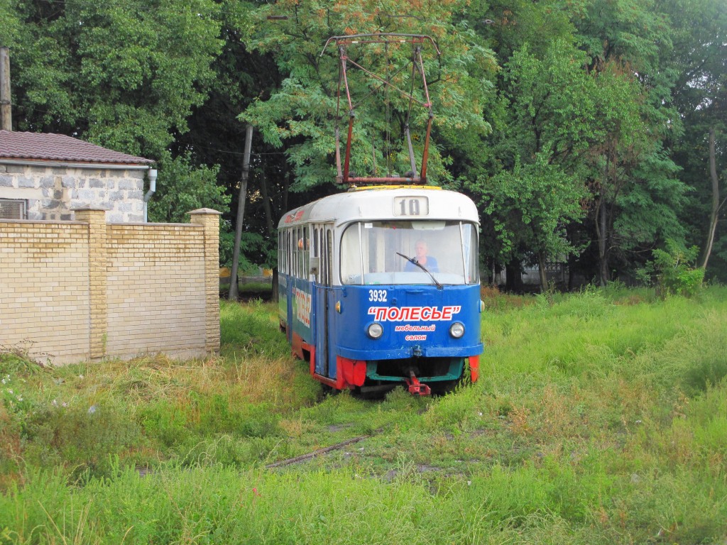 Донецк, Tatra T3SU № 932; Донецк — Трамвайная линия к станции Мушкетово