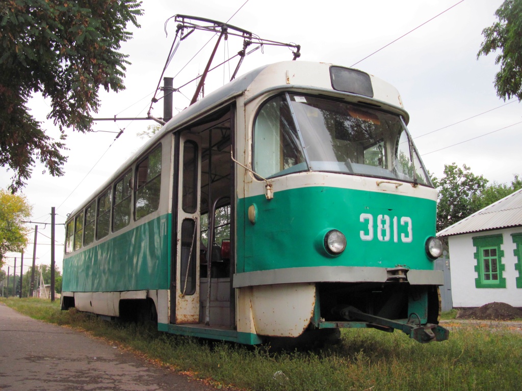 Doņecka, Tatra T3SU (2-door) № 3813; Doņecka — Tram line to Mushketovo station