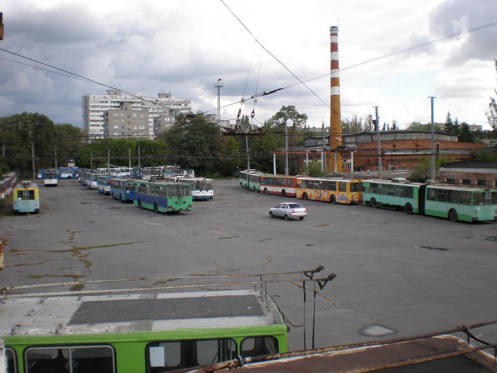 Dnipro — Territory trolley depot