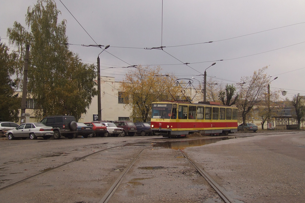 Тверь, Tatra T6B5SU № 21; Тверь — Трамвайные линии: Московский район