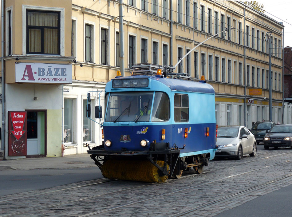 Riga, Snow removal car Nr. 407