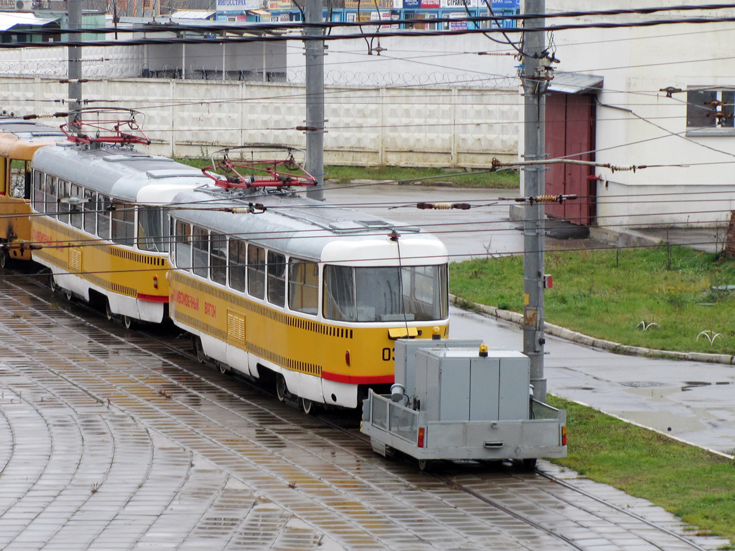 Москва, Tatra T3SU № 0324; Москва, Желобоочистительная тележка ВК-81Б № 0325