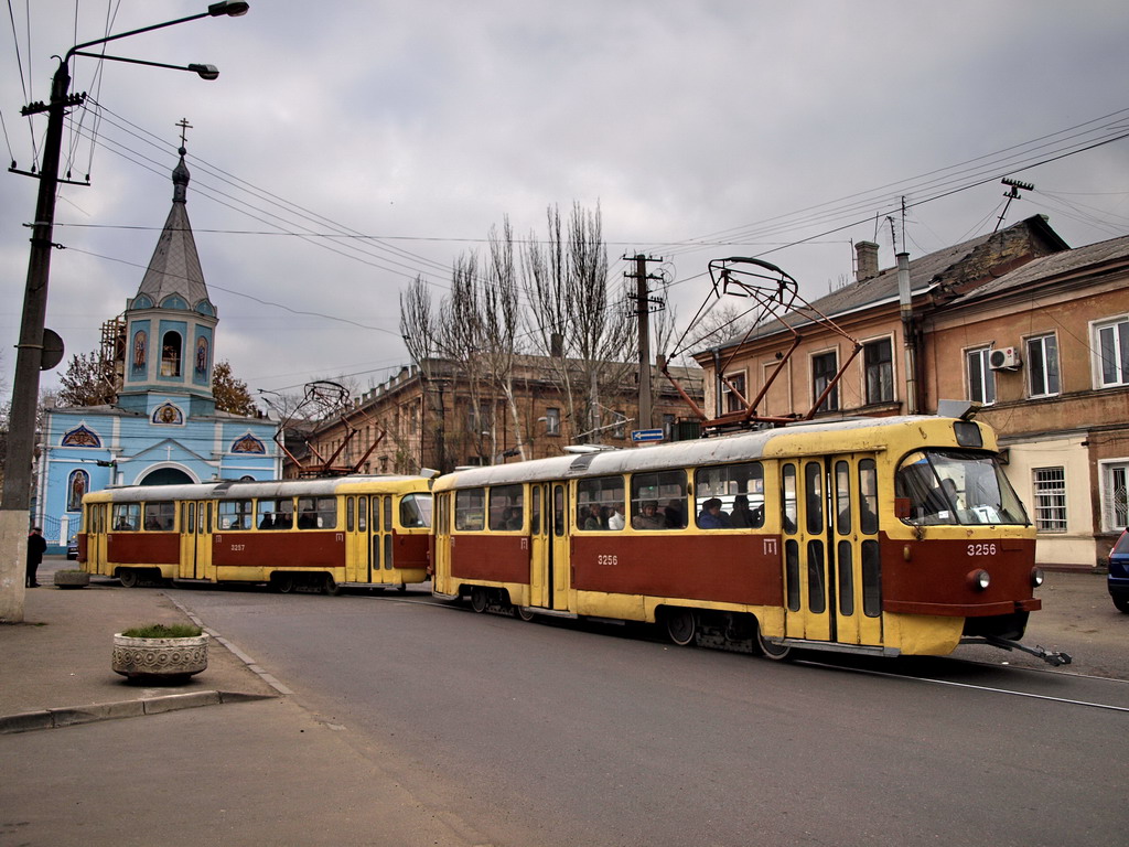 Odessa, Tatra T3SU # 3256; Odessa — Tramway Lines: Peresyp to Tsentrolit