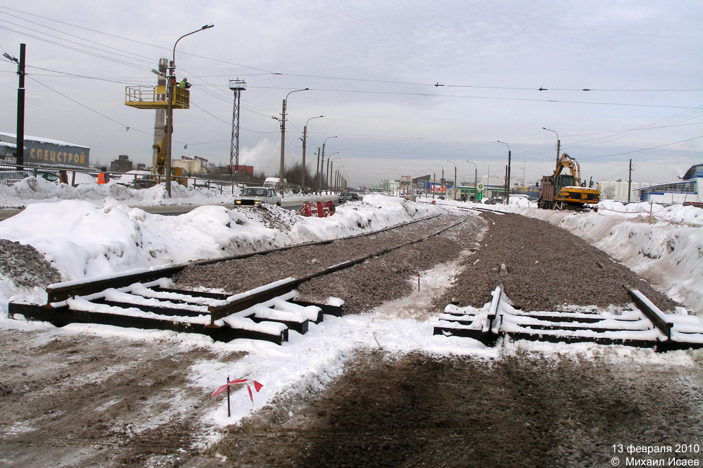 St Petersburg — Track repairs