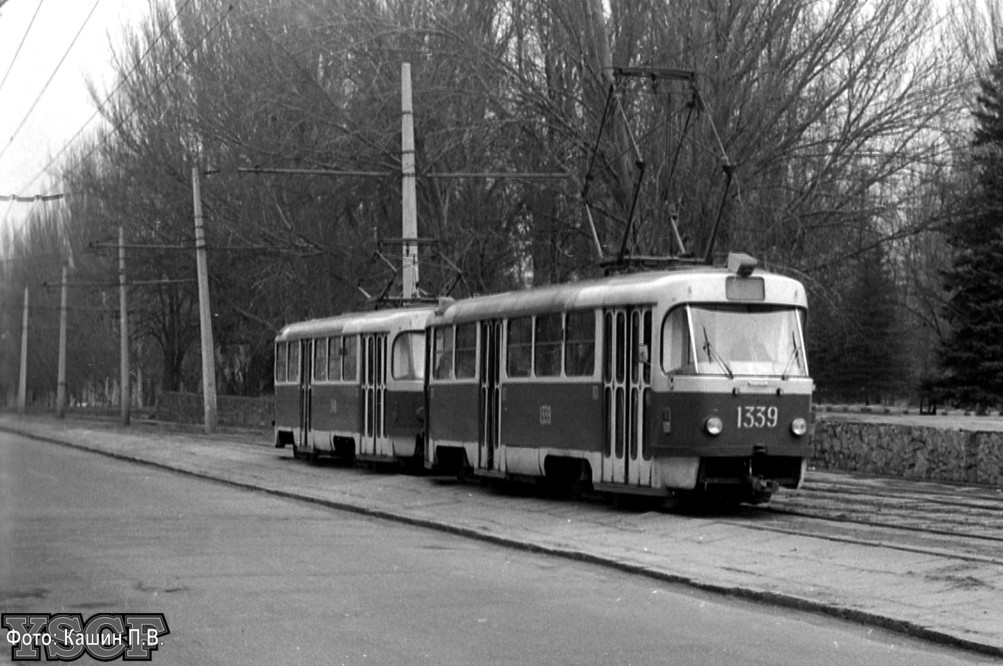 Dnipro, Tatra T3SU # 1339; Dnipro — Old photos: Tram