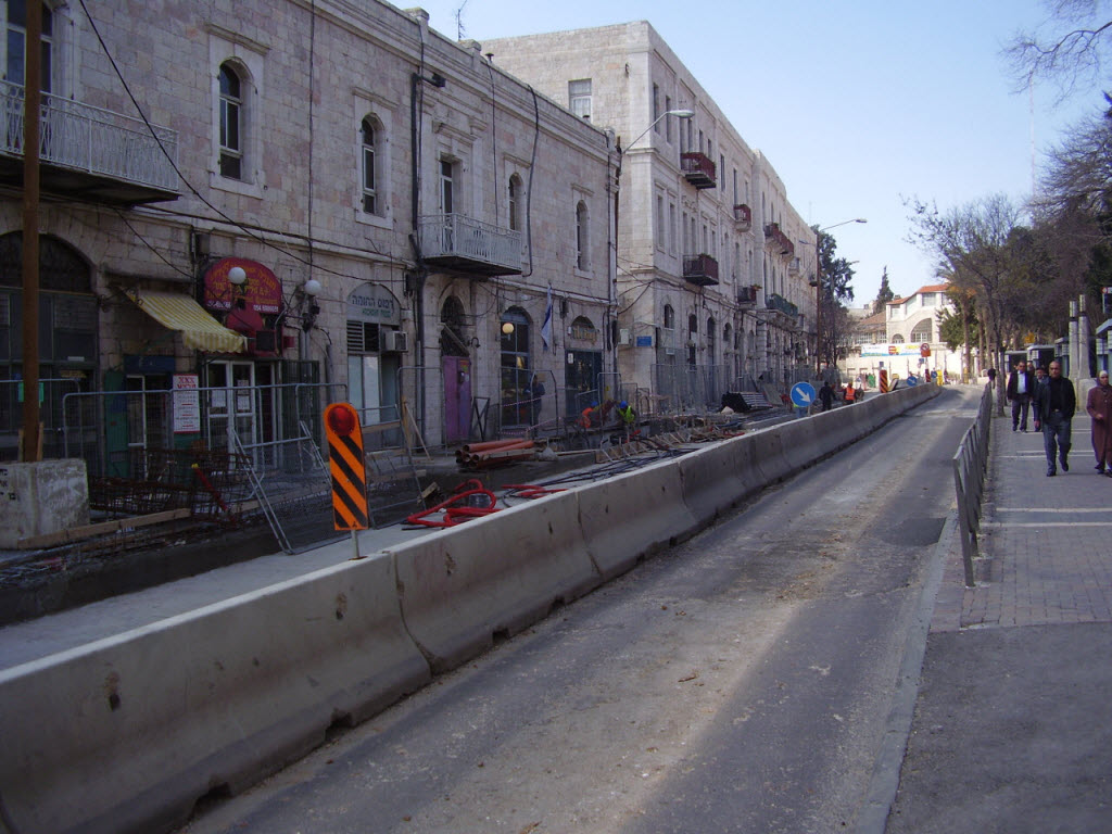 Иерусалим — Строительство Красной линии