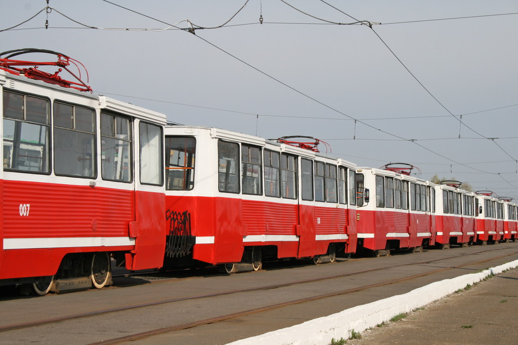 Мозырь, 71-605 (КТМ-5М3) № 007; Мозырь — Трамвайное депо