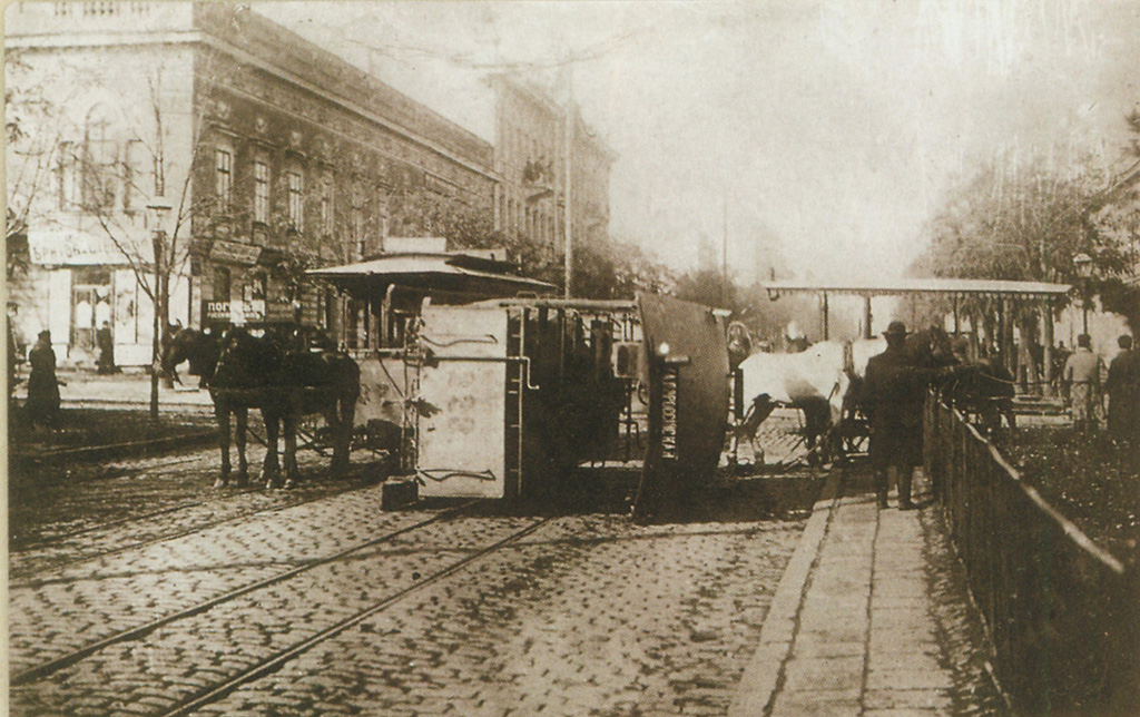 Odesa, Horse car Nr. 223; Odesa — Horse-drawn & steam tram; Odesa — Terminals and Loops