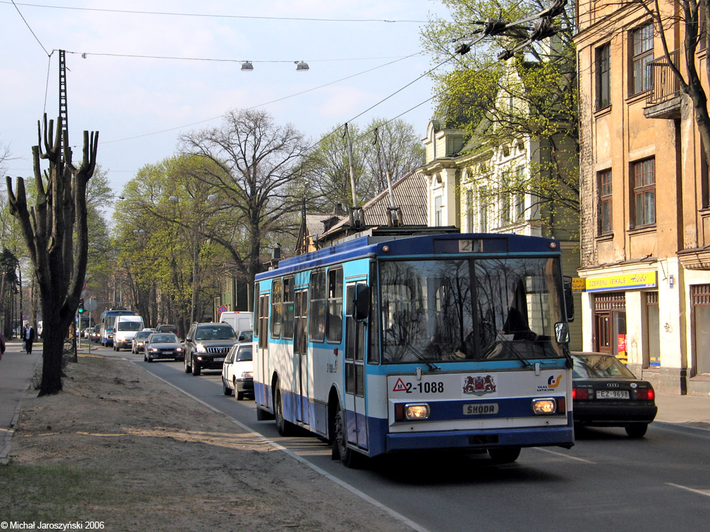 Ryga, Škoda 14Tr02/6 nr. 2-1088