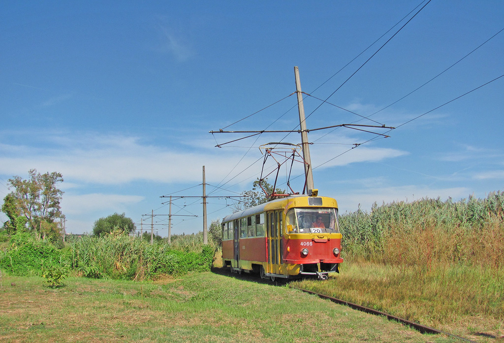 Одесса, Tatra T3SU № 4066; Одесса — Трамвайные линии: Хаджибейский лиман